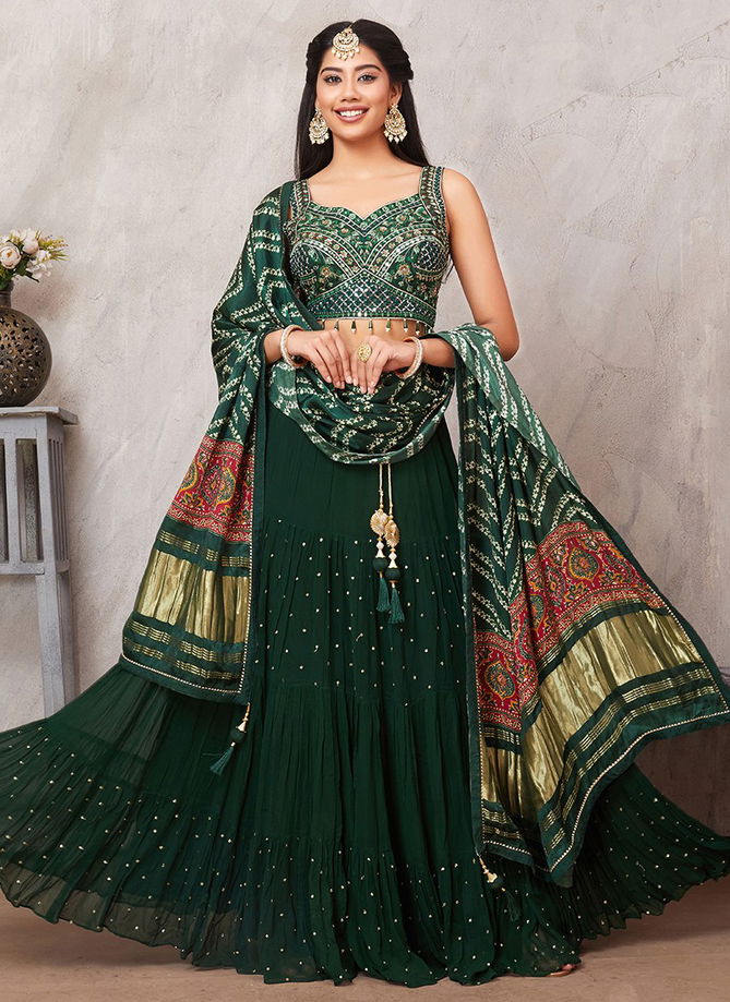 Ishanvi Ethnic Wear Wholesale Crape Lehenga Choli Collection